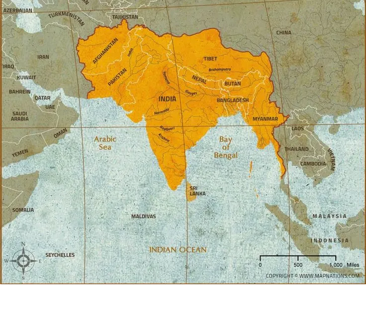 अखंड भारत से यह 9 देश अलग हुए